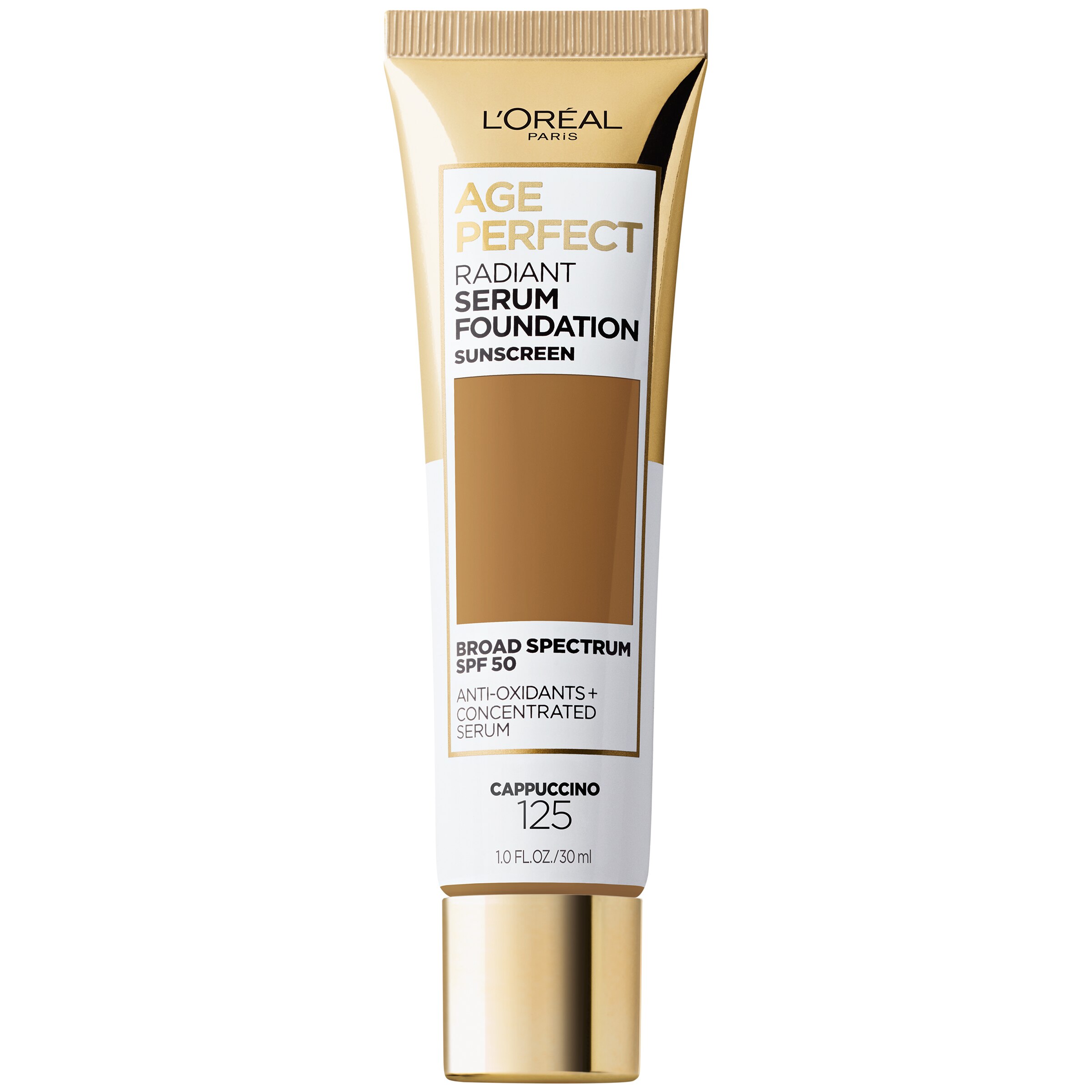 L'Oreal Paris Age Perfect Radiant Serum Foundation with SPF 50 image.