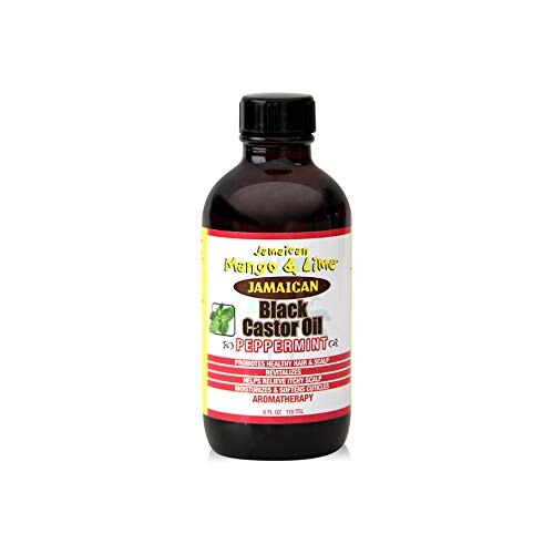 Jamaican Mango & Lime Peppermint Black Castor Oil, 4 OZ