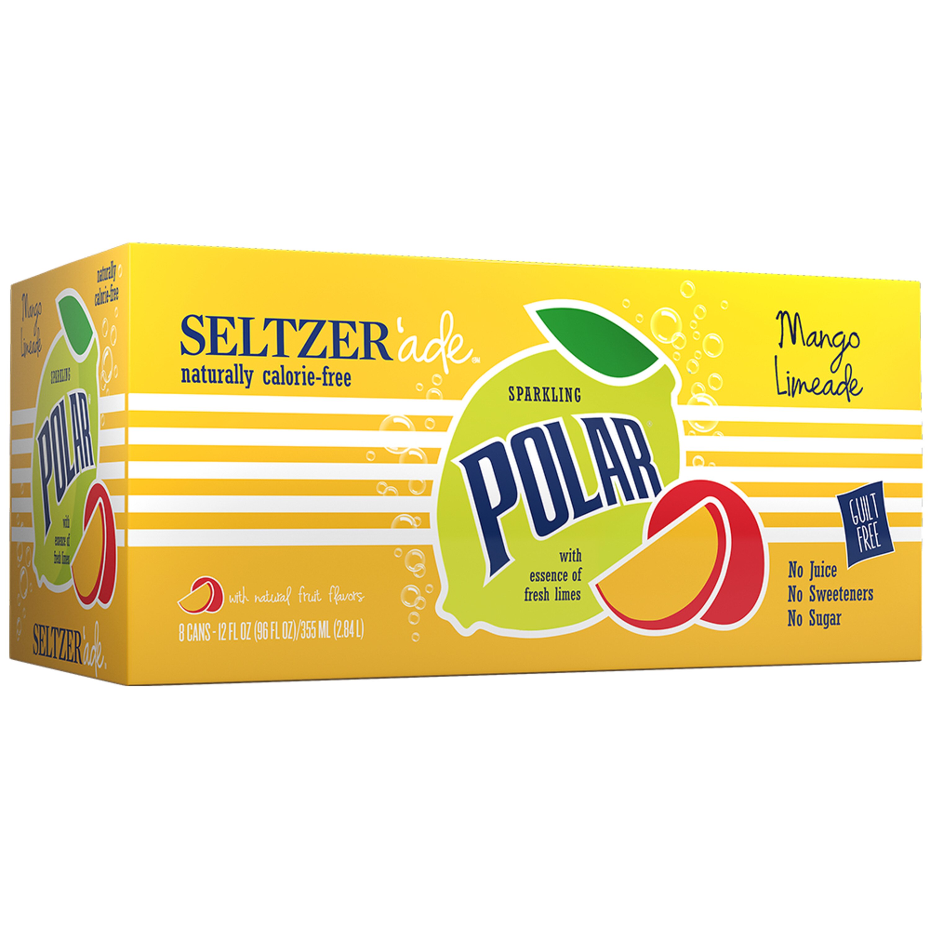 Polar Seltzer'ade, 8 ct, Cans, 12 oz image.