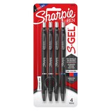 Sharpie S-Gel, Gel Pens, Medium Point (0.7mm), Assorted Colors, 4 CT, thumbnail image