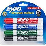 Expo Dry Erase Markers Low Odor Ink Chisel Tip Intense Colors, thumbnail image 1 of 3