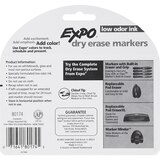 Expo Dry Erase Markers Low Odor Ink Chisel Tip Intense Colors, thumbnail image 3 of 3