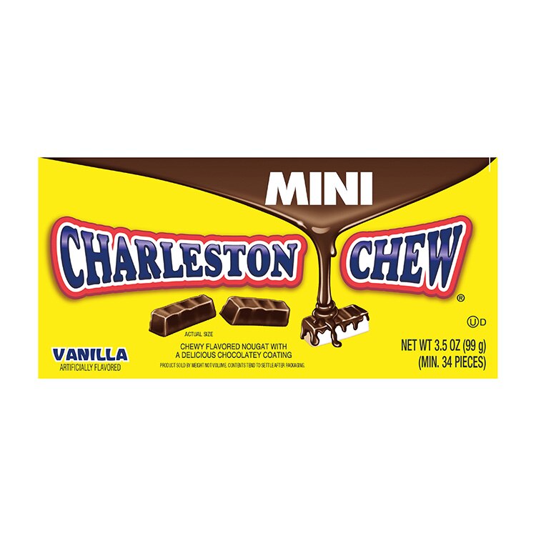 Charleston Chew Vanilla Mini, Theater Box, 3.5 oz image.