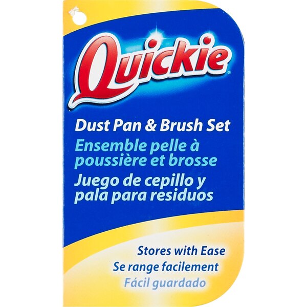 Quickie Dust Pan & Brush Set