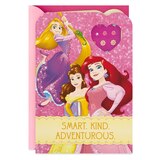 Hallmark Birthday Card for Kids (Disney Princess Earring Stickers) E17, thumbnail image 1 of 1