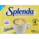 Splenda No Calorie Sweetener Packets, 100 ct, 3.5 oz, thumbnail image 1 of 7