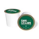 Cafe La Llave Espresso Style K-Cup Coffee Pods, 12 CT, thumbnail image 2 of 4