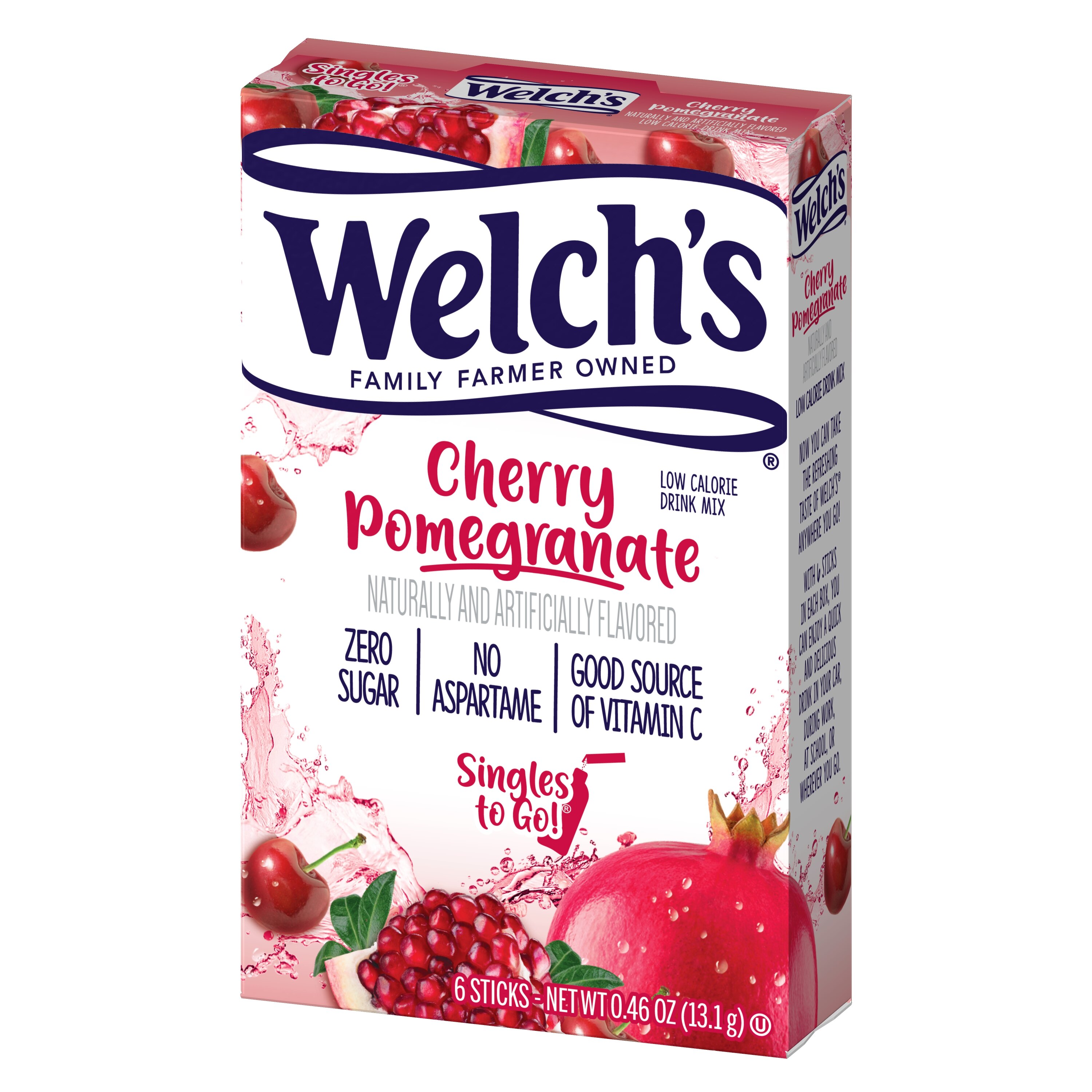 Welch's Cherry Pomegranate Powdered Drink Mix, 6 ct image.
