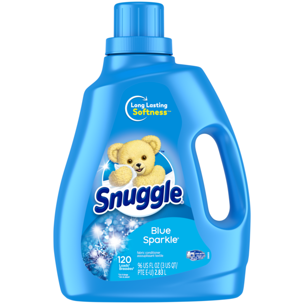 Snuggle Liquid Fabric Softener, Blue Sparkle, 96 OZ, 120 Loads