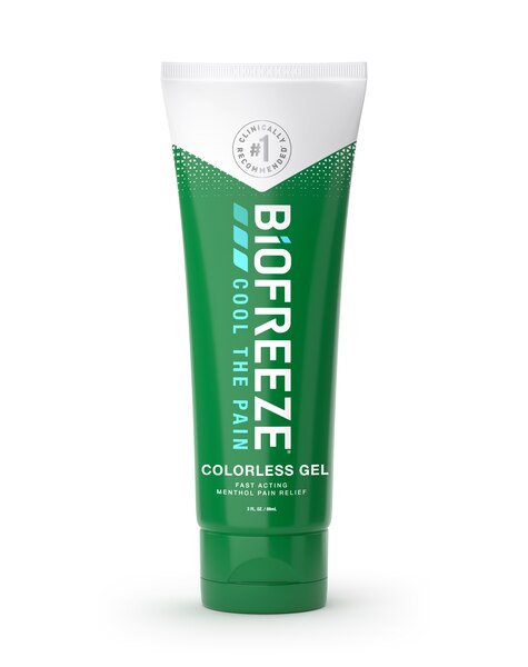 Biofreeze Fast Acting Menthol Colorless Pain Relief Gel, 3 OZ