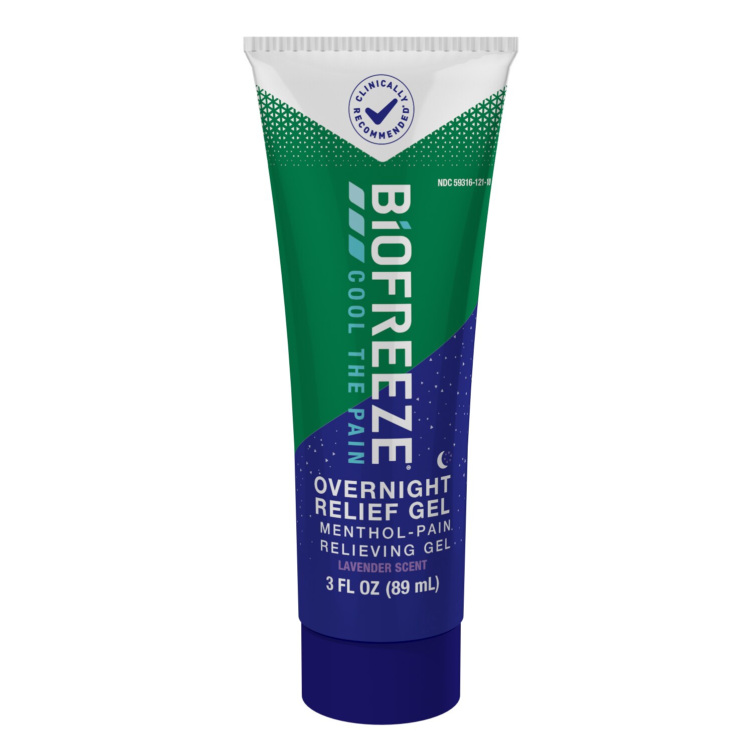 Biofreeze Overnight Menthol Pain Relieving Gel, 3 OZ