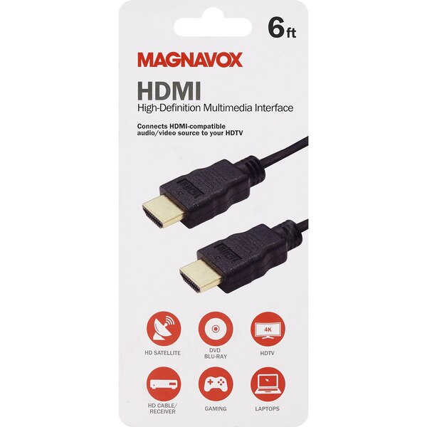 Craig HDMI  6 Foot Cable With Ethernet Channel