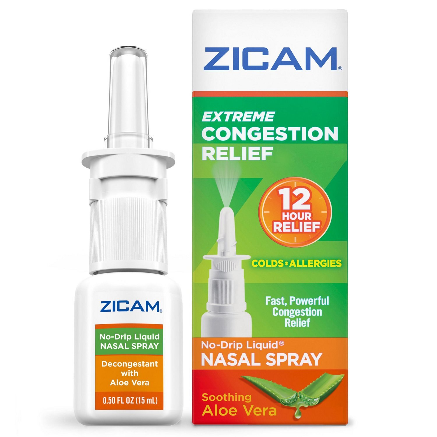 Zicam Extreme Congestion Nasal Gel, 0.5 OZ image.