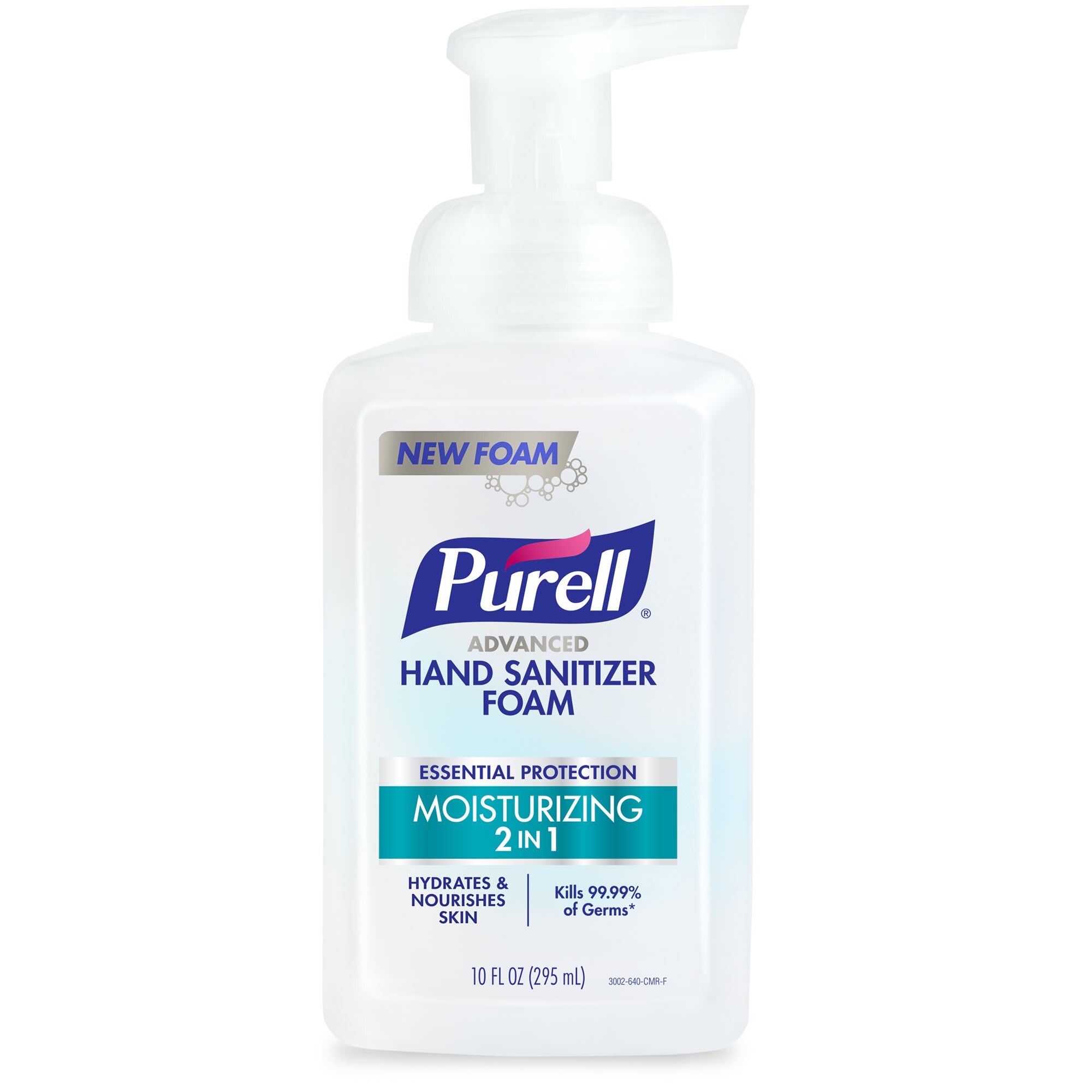 PURELL 2-1 Moisturizing Foam Hand Sanitizer, 10OZ image.