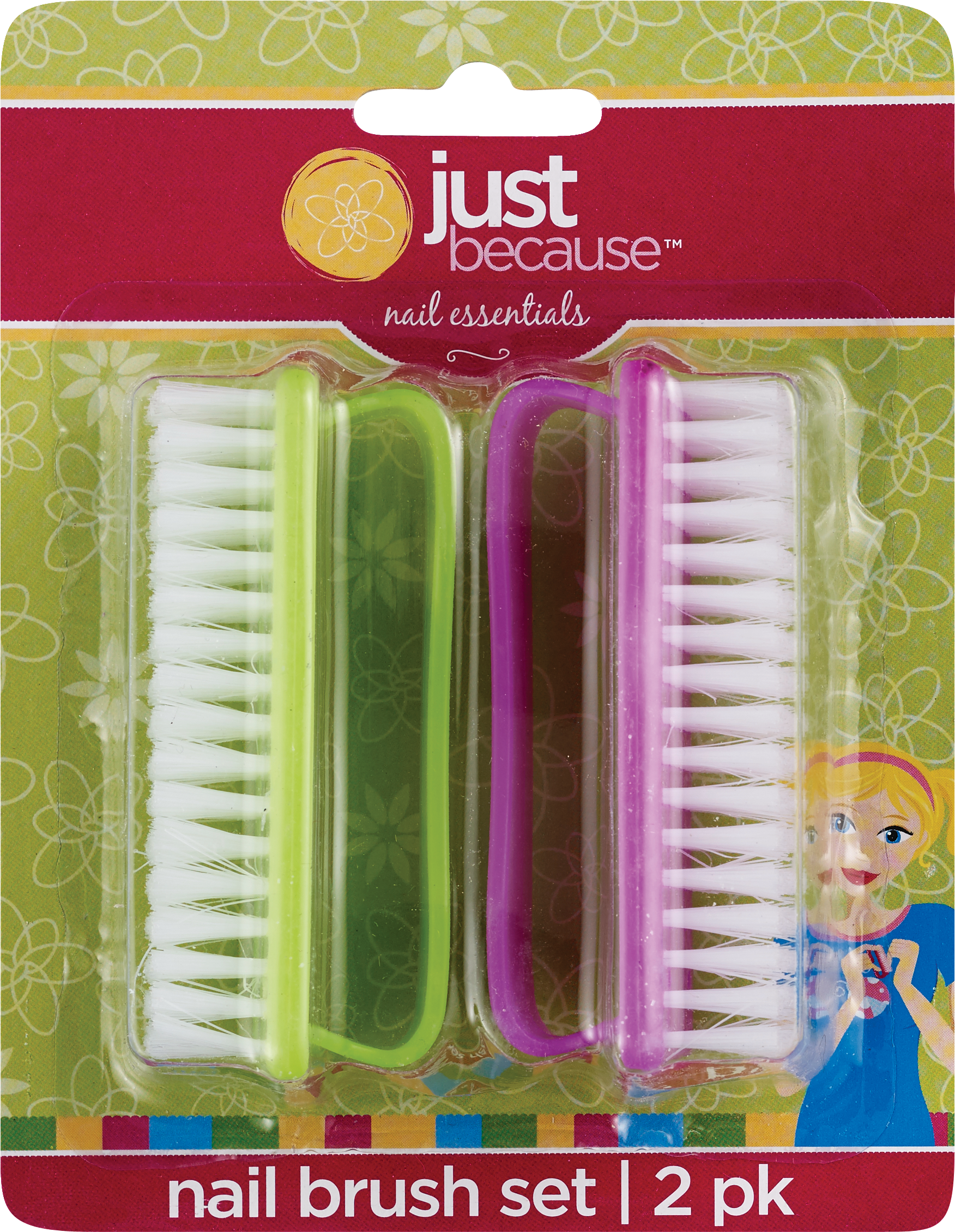 Just Because Nail Brush, 2CT