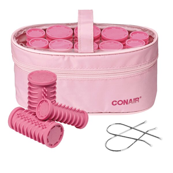 Conair Curls on the Go Instant Heat Compact Hot Rollers with Clips, 10 CT