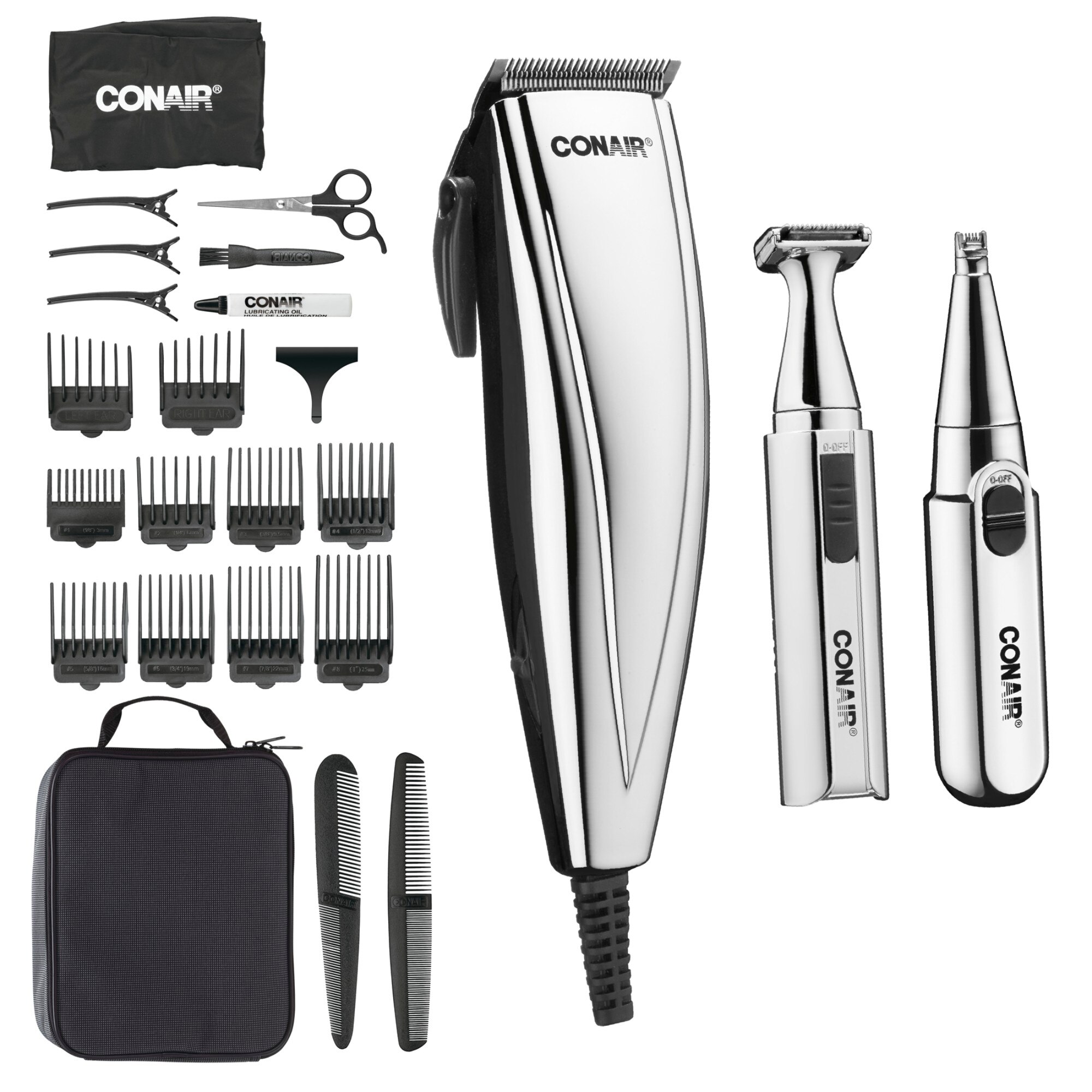 Conair Chrome 3-in-1 Haircut & Grooming Kit image.