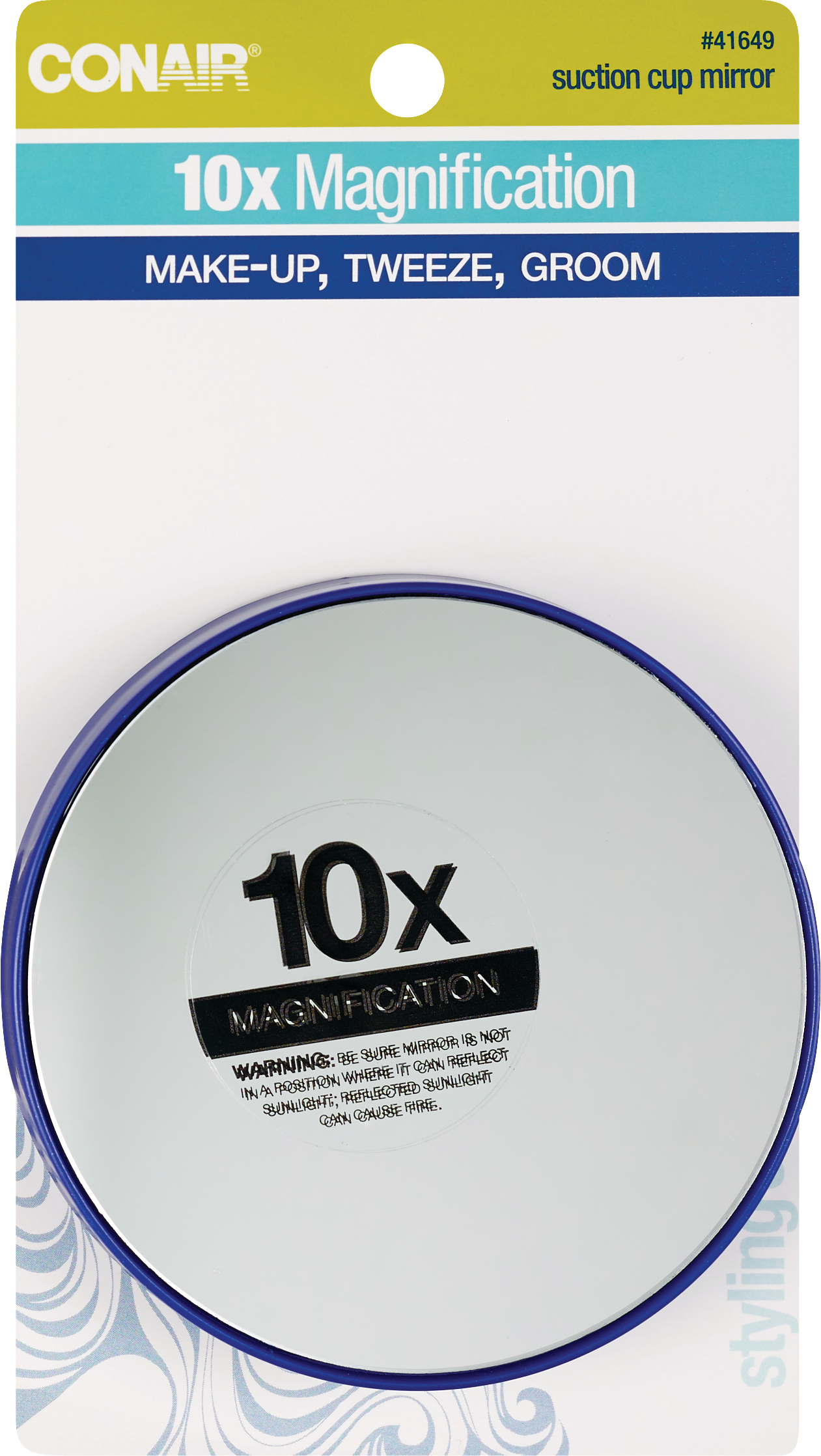 Conair 10x Magnfiying Suction Cup Mirror