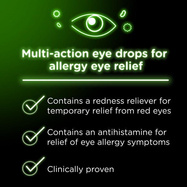 Visine Allergy Eye Relief Multi-Action Drops, 0.5 OZ