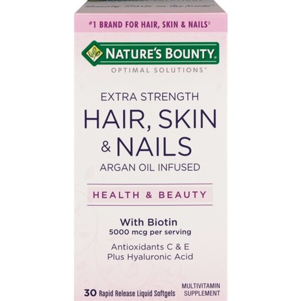 Nature's Bounty Optimal Solutions Hair, Skin & Nails Softgels