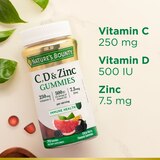 Nature's Bounty Vitamins C, D, & Zinc Immune Health Gummies, 70 CT, thumbnail image 4 of 6
