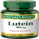 Nature's Bounty Lutein Softgels 40mg, 30CT, thumbnail image 1 of 3