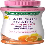 Nature's Bounty Optimal Solutions Hair, Skin & Nails with Biotin and Collagen, 80CT, thumbnail image 1 of 1