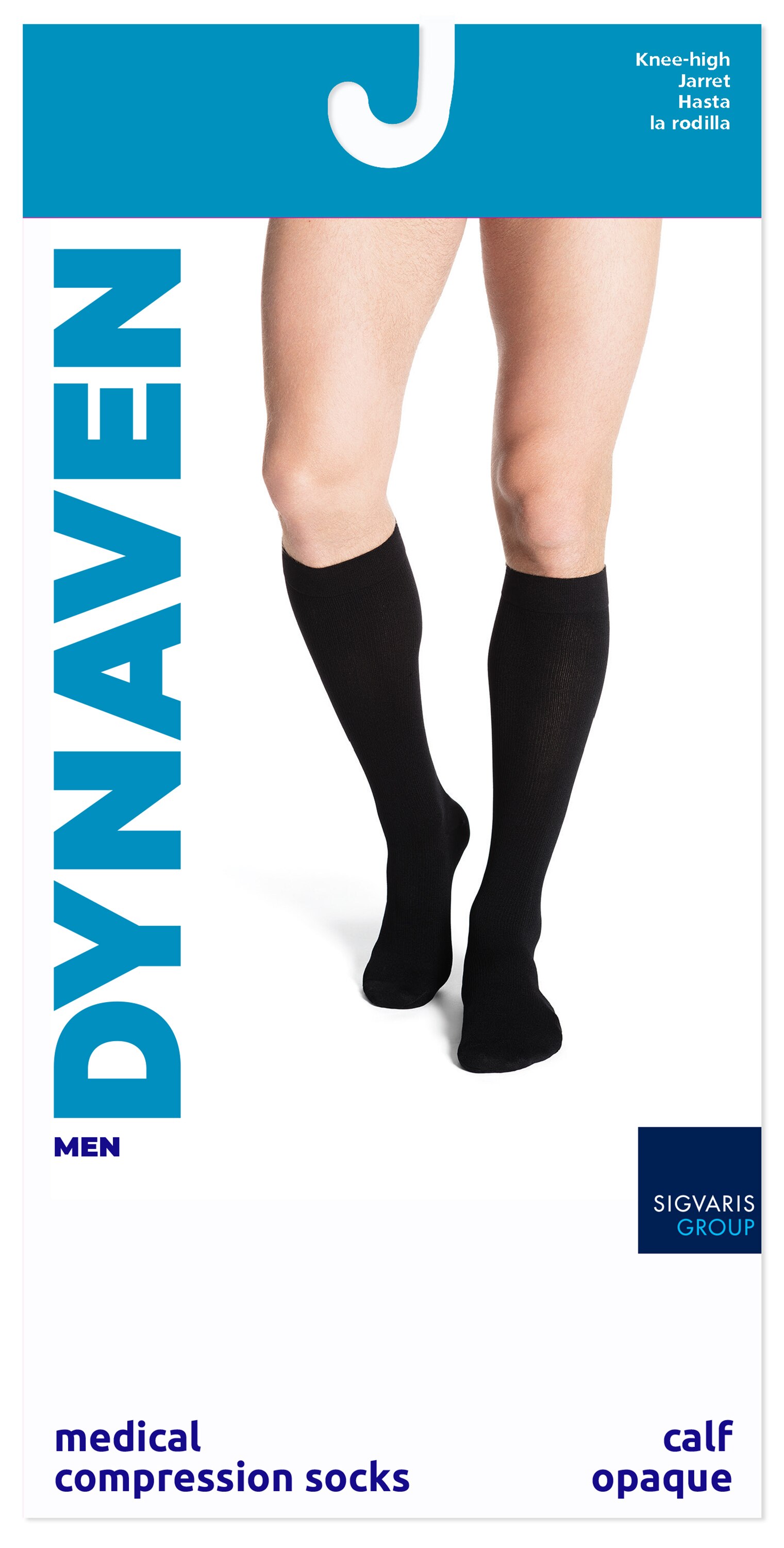 Dynaven Men's ACCESS 920 Calf Hosiery 20-30mmHg image.