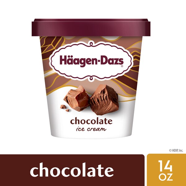 Haagen-Dazs Chocolate Ice Cream, 14oz