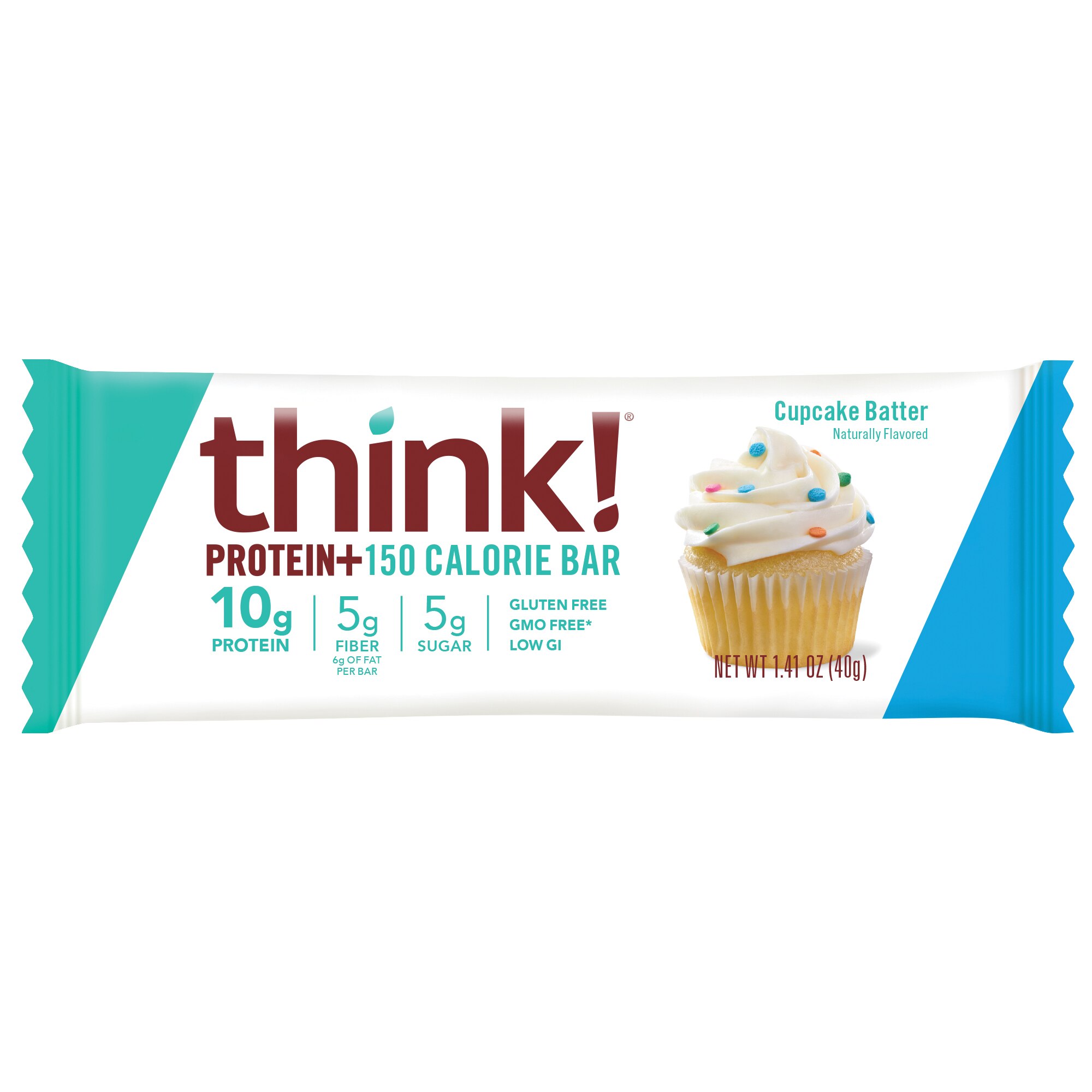 think! Protein + 150 Calorie Bar, 1.41 oz image.