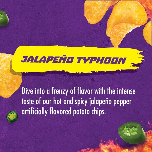 Takis Kettlez Jalapeno Typhoon Jalapeno Kettle-Cooked Potato Chips, 8 OZ