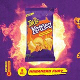 Takis Kettlez Habanero Fury Habanero Kettle-Cooked Potato Chips, 8 OZ, thumbnail image 2 of 7