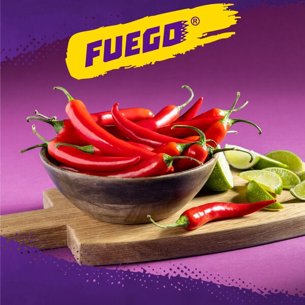 Takis Fuego Kettlez Hot Chili Pepper & Lime Flavored Spicy Kettle-Cooked Potato Chips, 2.5 oz