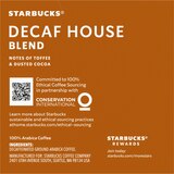Starbucks Coffee K-Cup Pods, Medium Roast Decaf House Blend, 10 ct, 4.2 oz, thumbnail image 2 of 3