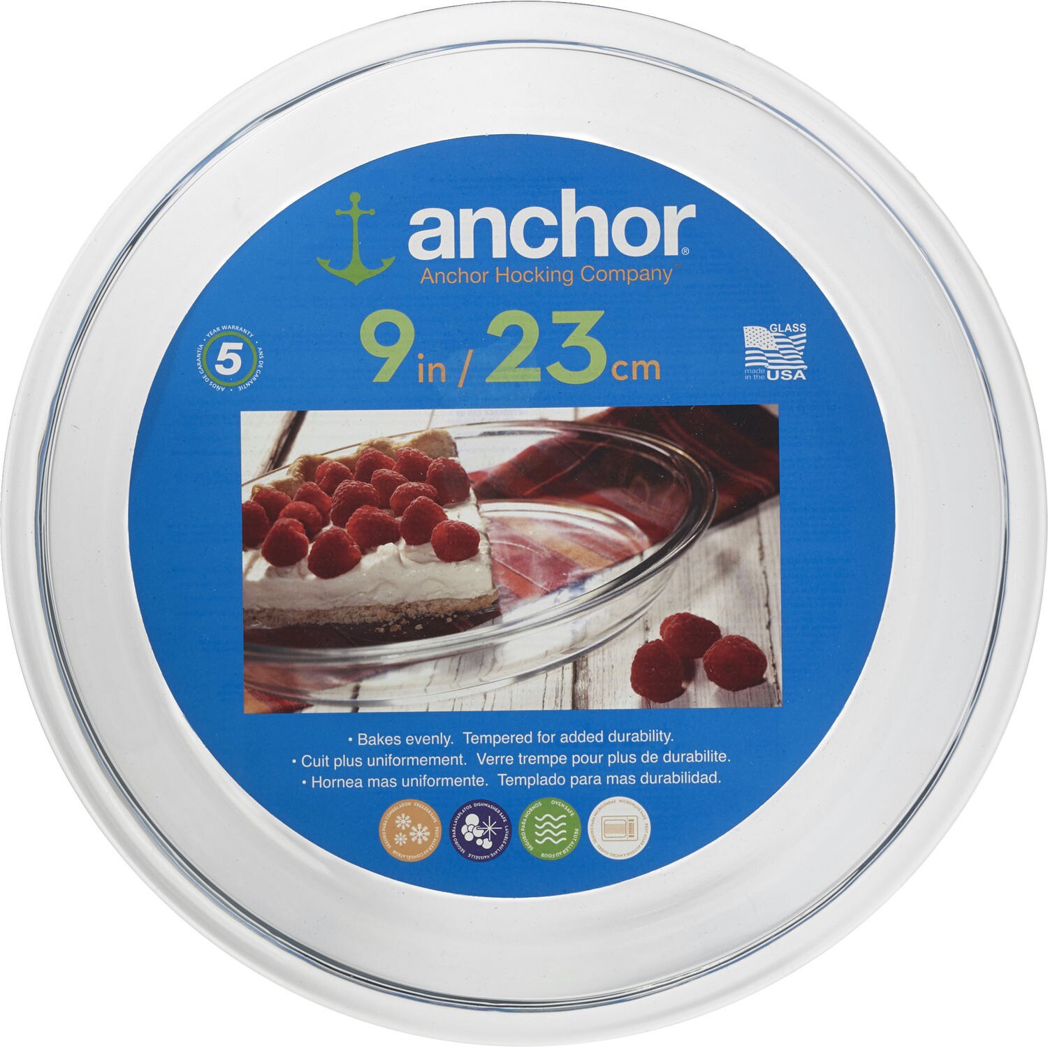 Anchor Hocking Glass Pie Plate image.