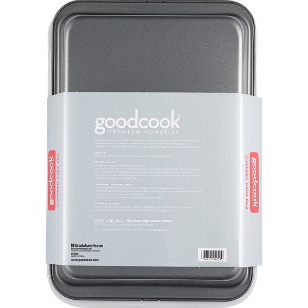 Good Cook Covered Cake Pan 13 x 9 Inch