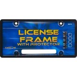 Custom Accessories Black License Frame with Protector, thumbnail image 1 of 2