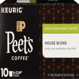 Peet's Coffee Decaf House Blend K-Cup Pods, 10 ct, thumbnail image 2 of 2