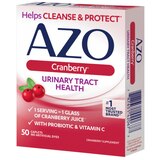 AZO Cranberry Urinary Tract Health, Dietary Supplement, Tablets, 50ct, thumbnail image 4 of 9