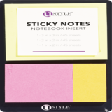 U Style Collections Sticky Notes Notebook Insert, 3 Pack, thumbnail image 1 of 2