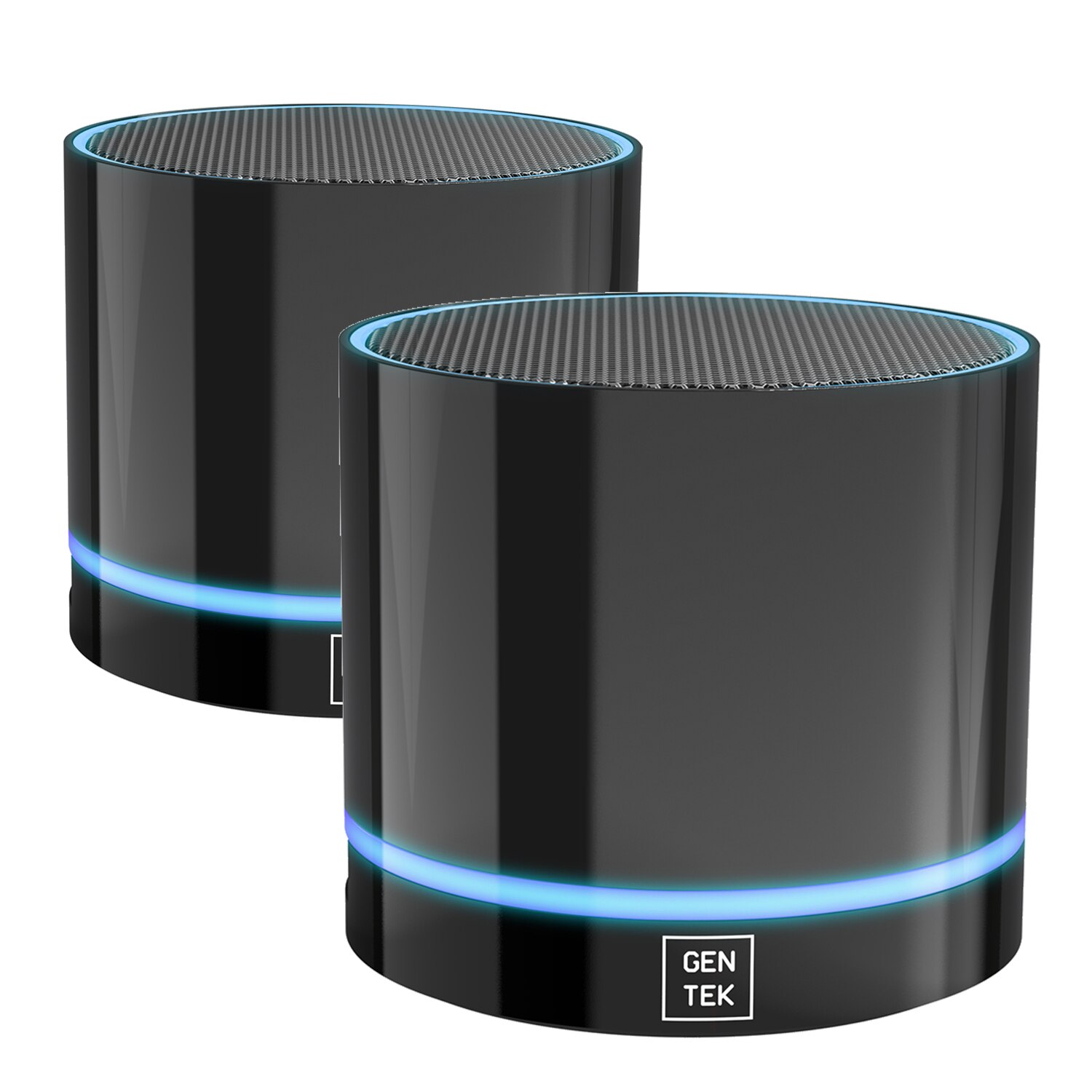 GENTEK S3tws True Wireless Stereo Speakers, Black image.