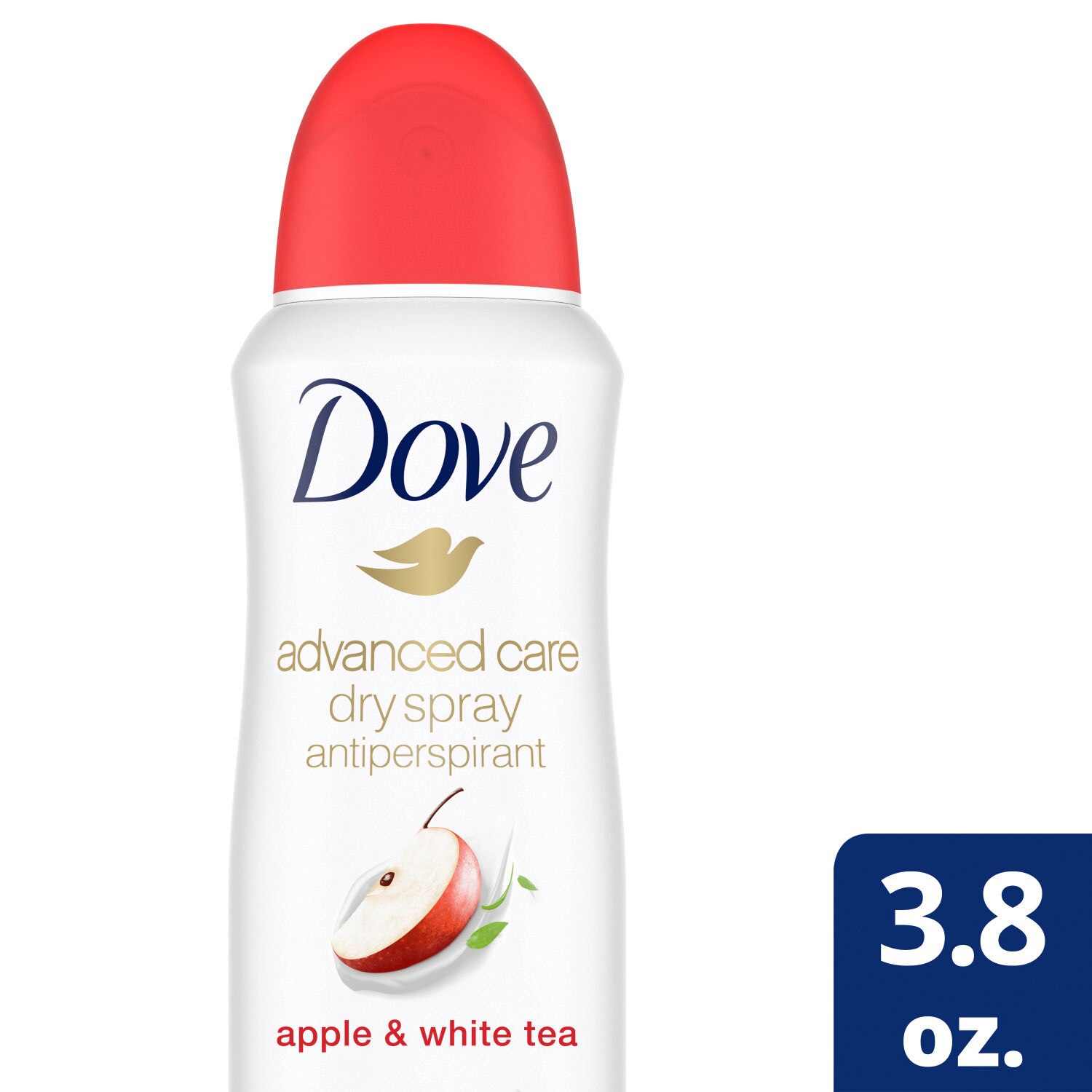 Dove Dry Spray Go Fresh Apple & White Tea Antiperspirant Deodorant, 3.8 oz image.