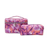 Allegro Coral Floral 2PC Train Case, thumbnail image 3 of 5