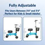 KneeRover Kids and Small Adult Knee Walker Child Knee Scooter, thumbnail image 2 of 7