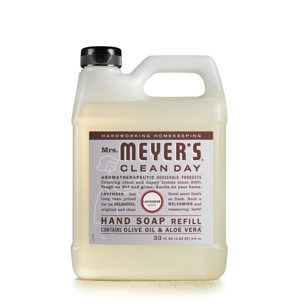 Mrs. Meyer's Clean Day Liquid Hand Soap Refill Bottle, 33 OZ