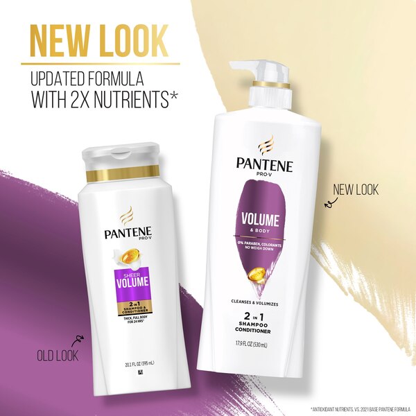 Pantene Pro-V Volume & Body 2-in-1 Shampoo & Conditioner