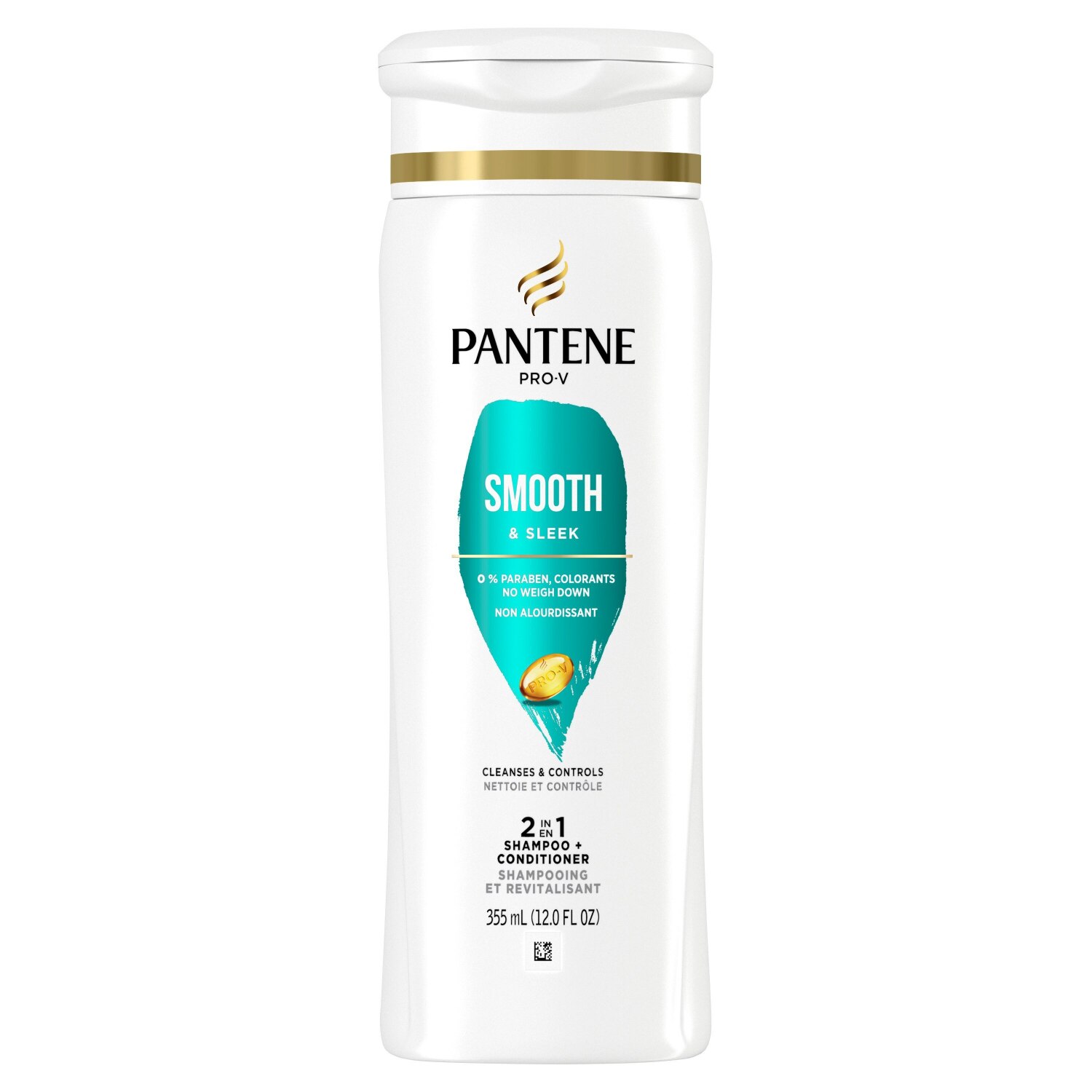 Pantene Pro-V Smooth & Sleek 2-in-1 Shampoo & Conditioner