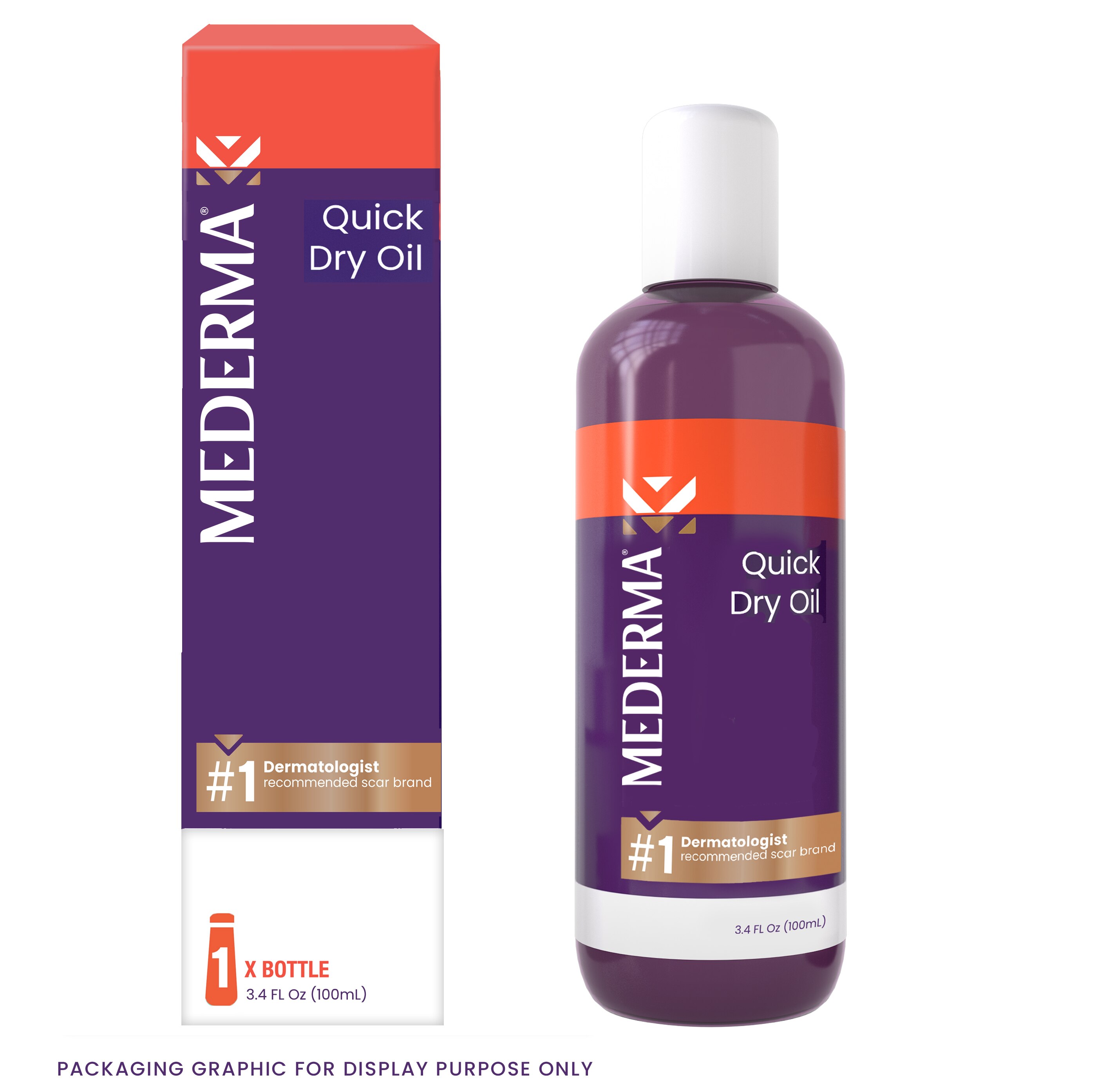 Mederma Quick Dry Oil, 3.4 OZ