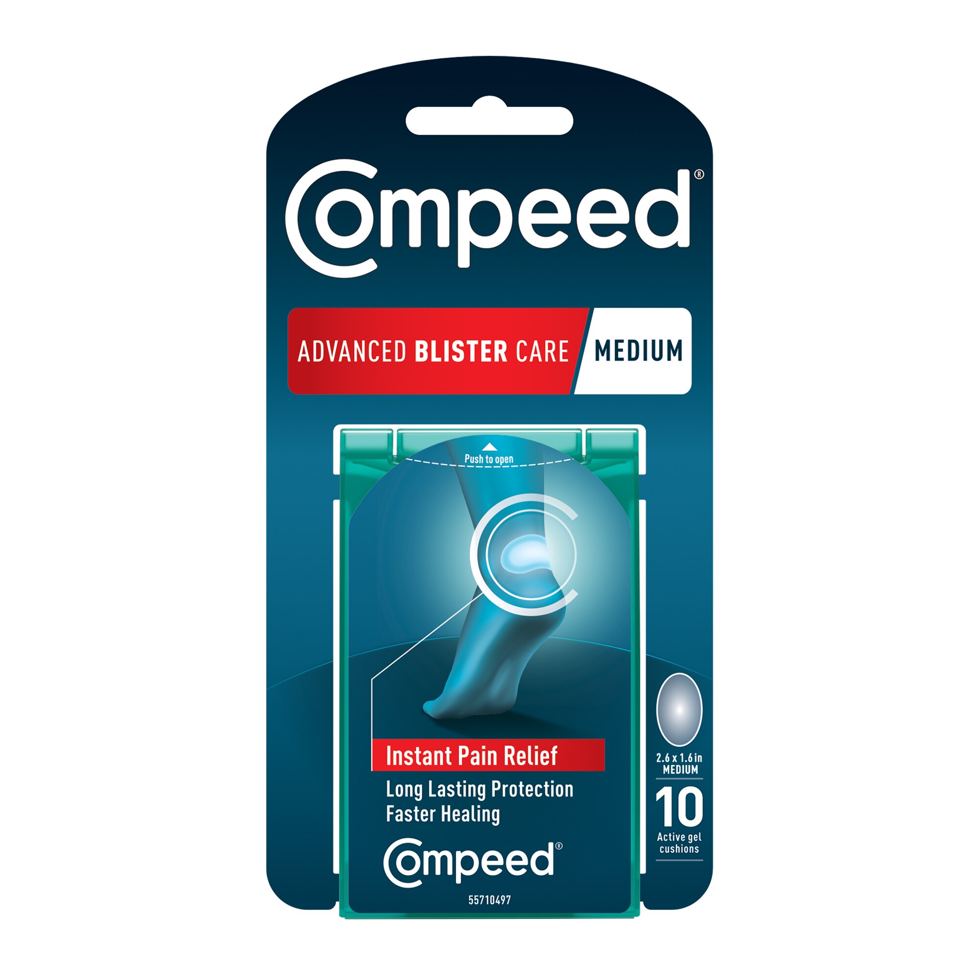 COMPEED Advanced Blister Care Medium, 10 CT image.