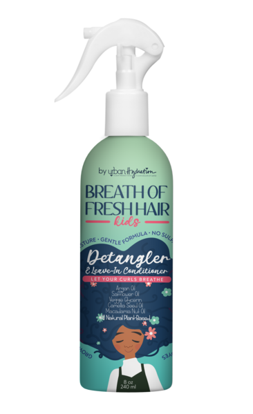 Breath of Fresh Hair Kids Detangler & Leave-in Conditioner, 8 OZ